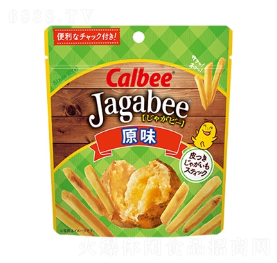 Jagabee薯條淡鹽味（袋裝40g）