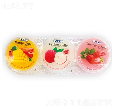 ZEK三合一水果味果凍（芒果味、荔枝味、草莓味）