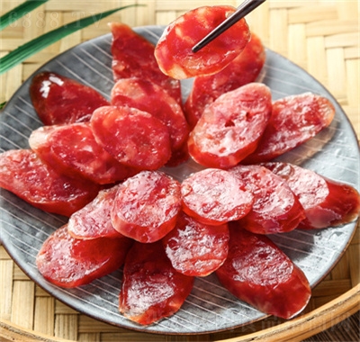 三珍齋廣式臘腸180g廠家直銷廣味豬肉腸鹵味熟食食品
