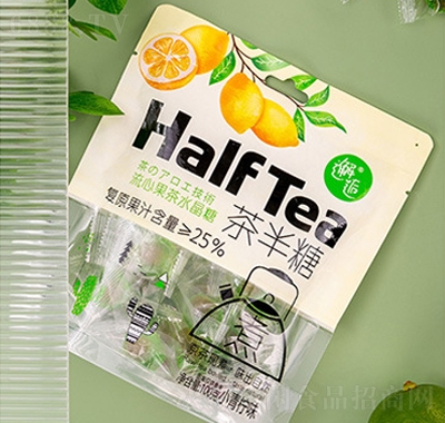 邂逅新版果茶茶半糖100g小青檸味